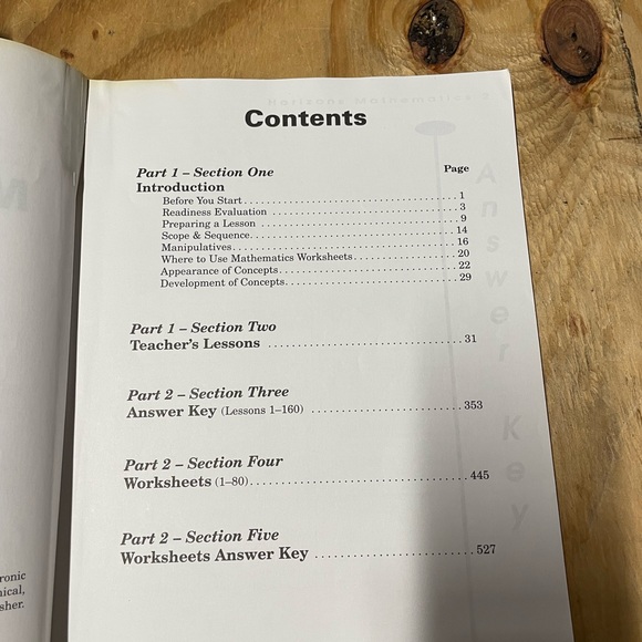 Horizons Math 2 Teacher’s Guide - Picture 5 of 8